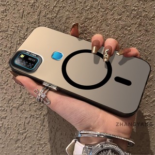 Ốp Lưng Cho infinix Smart 5 Vỏ Điện Thoại Chống Rơi mờ Cao Cấp Có Vòng Hút Từ Tính Cùng Màu Thiết Kế Mới Miễn Phí Tinh Tế Treo Dây
