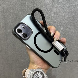 Ốp Lưng Cho OPPO A5X Vỏ Điện Thoại Chống Rơi Mờ Cao Cấp Có Vòng Hút Từ Tính Cùng Màu Thiết Kế Mới Miễn Phí Tinh Tế Treo Dây