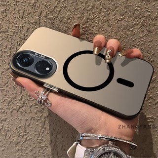 Ốp Lưng Cho OPPO Reno 8T 5G Reno 8T 4G Vỏ Điện Thoại Chống Rơi mờ Cao Cấp Có Vòng Hút Từ Tính Cùng Màu Thiết Kế Mới Miễn Phí Dây Treo Tinh Tế