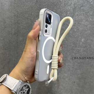 Ốp Lưng Cho Xiaomi 12T 12T Pro 12 12 Lite Ốp Điện Thoại Chống Rơi Cao Cấp Có Vòng Hút Từ Tính Cùng Màu Thiết Kế Mới Miễn Phí Tinh Tế Treo Dây