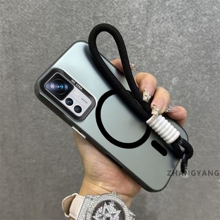 Ốp Lưng Cho Xiaomi 12T 12T Pro 12 12 Lite Ốp Điện Thoại Chống Rơi Cao Cấp Có Vòng Hút Từ Tính Cùng Màu Thiết Kế Mới Miễn Phí Tinh Tế Treo Dây