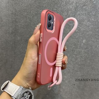 Ốp Lưng Dành Cho Samsung A06 A07 Vỏ Điện Thoại Chống Rơi Cao Cấp Có Vòng Hút Từ Tính Cùng Màu Thiết Kế Mới Miễn Phí Tinh Tế Treo Dây