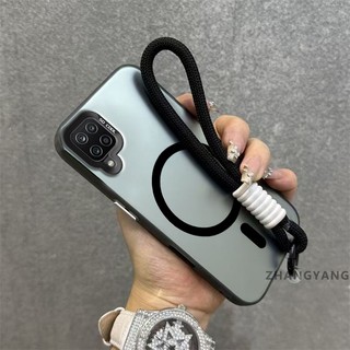 Ốp Lưng Dành Cho Samsung A12 A22 4G A22 5G M12 M22 M32 Ốp Điện Thoại Chống Rơi Mờ Cao Cấp Có Vòng Hút Từ Cùng Màu Thiết Kế Mới Miễn Phí Tinh Tế Treo Dây