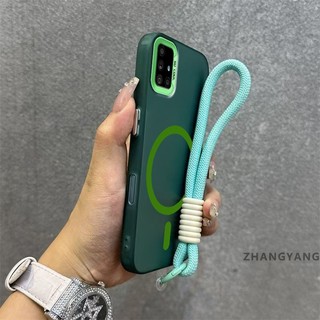 Ốp Lưng Dành Cho Samsung A51 A71 Vỏ Điện Thoại Chống Rơi Cao Cấp Có Vòng Hút Từ Tính Cùng Màu Thiết Kế Mới Miễn Phí Tinh Tế Treo Dây