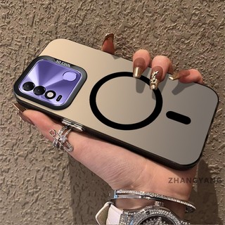 Ốp Lưng Cho TECNO SPARK 8 8c 9 Vỏ Điện Thoại Chống Rơi Mờ Cao Cấp Có Vòng Hút Từ Cùng Màu Thiết Kế Mới Miễn Phí Tinh Tế Treo Dây