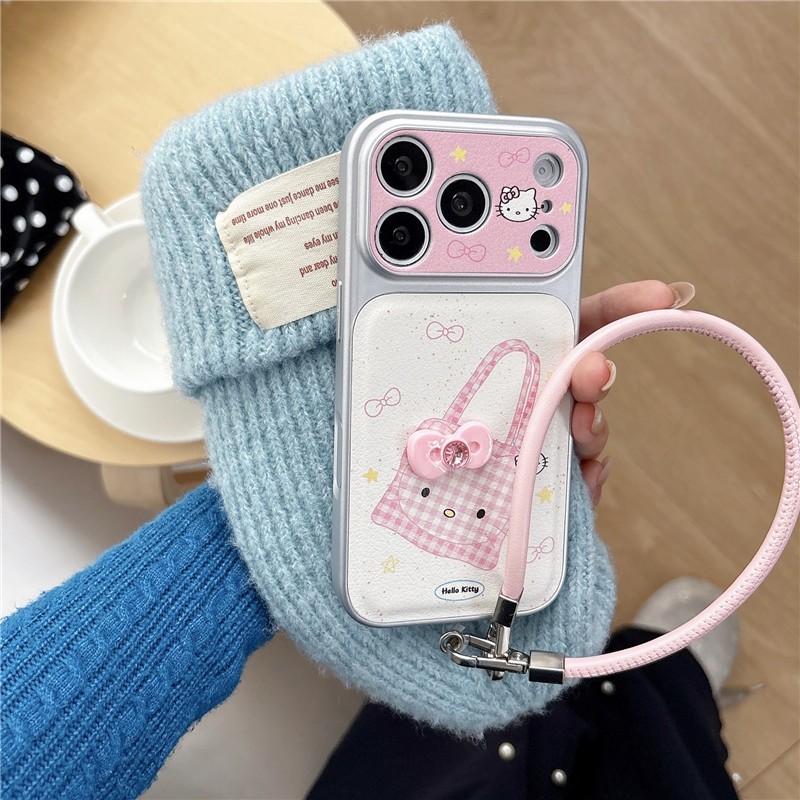 IPhone 17 Pro max 16 Pro max Mẫu túi mua sắm Chất liệu PU Vỏ điện thoại