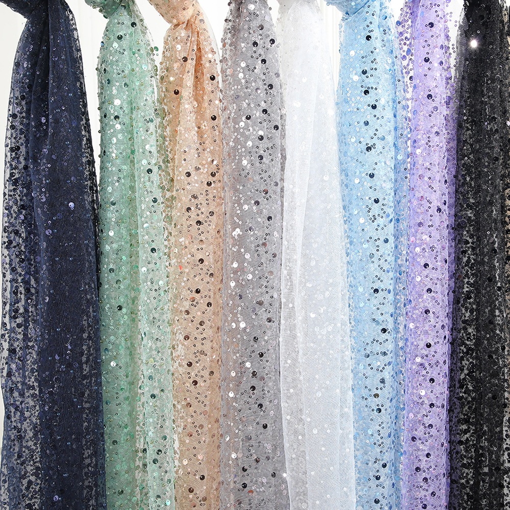 Váy Cưới Sequin với Hạt Bọt và Ren Thêu - DIY Thời Trang