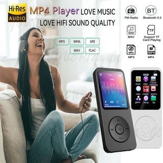 Mới 64G MP4 Máy Nghe Nhạc Type-C Máy Nghe Nhạc Di Động Bluetooth 5.4 Máy Nghe Nhạc Video Hỗ Trợ Sách Điện Tử Đài FM Cho Máy Đi Bộ Thể Thao