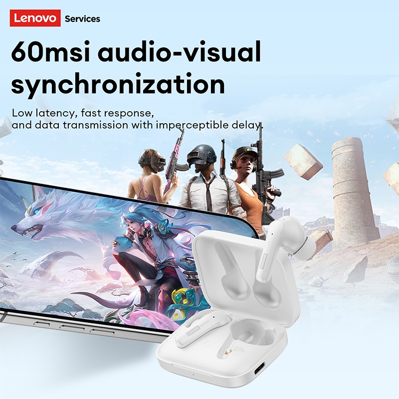 Lenovo TWS Le215 Tai Nghe Nhét Tai Không Dây Bluetooth 6.0 Chống Nước IPX4 28h | BigBuy360 - bigbuy360.vn