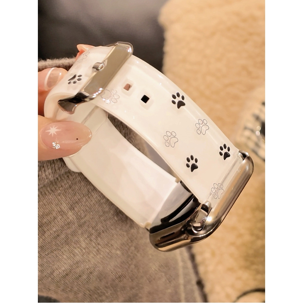 Dây đeo thời trang tpu hình ngôi sao phong cách Hàn Quốc dành cho nữ Thích hợp cho Apple Watch S11 SE3 Ultra3 S10 S9 S8 SE S7 S6 Ultra 49mm 46mm 42mm 40mm 44mm 41mm 45mm Dây đeo cổ tay