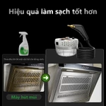 Khử trùng khử trùng nhiệt độ cao Pzz, Máy làm sạch hơi nước nhiệt độ cao trong gia đình, Phân hủy mạnh vết bẩn tubborn, Thích hợp cho nhiều cảnh như nhà bếp, chậu rửa, phòng tắm, bồn rửa — ảnh 5