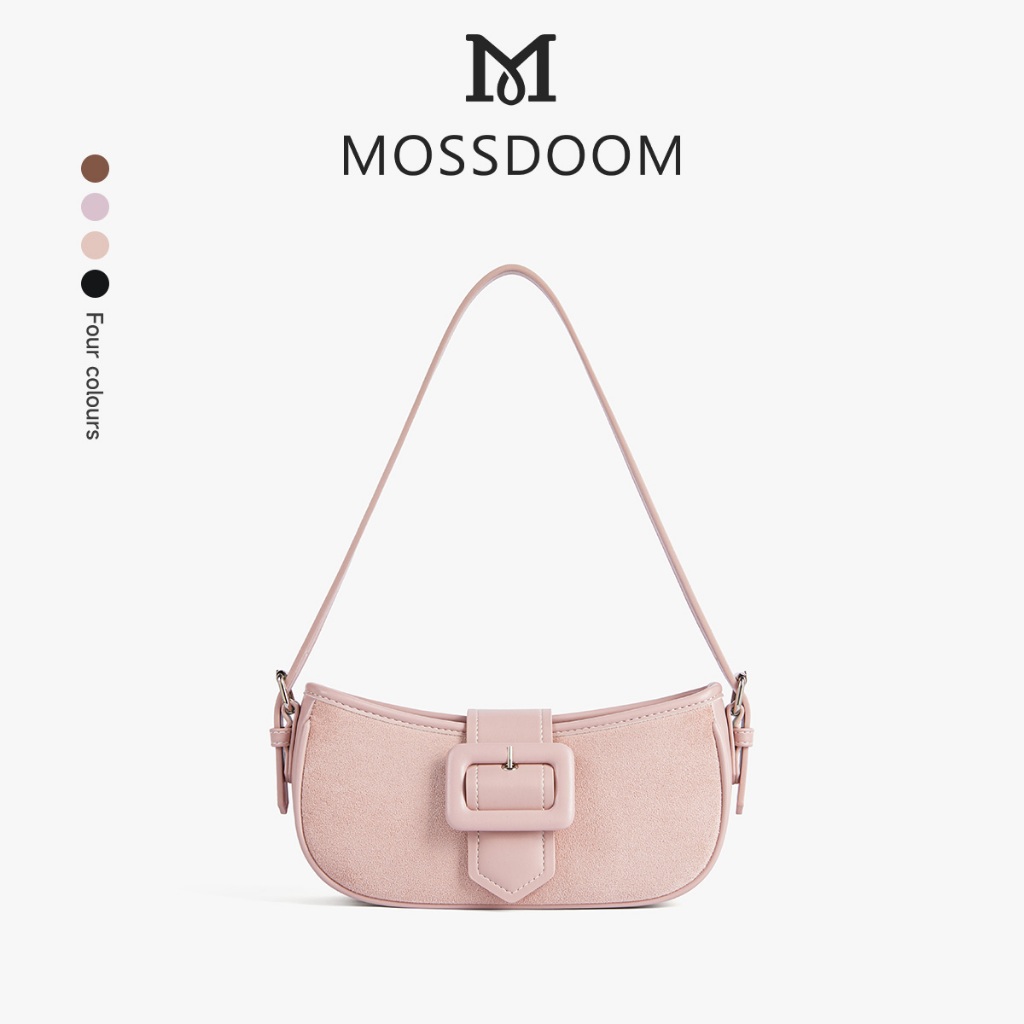 MOSSDOOM Delfa Bag Túi đeo vai phong cách Pháp phong cách da lộn Túi ...