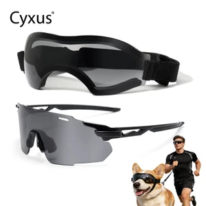 Cyxus Bộ Kính Mát Đồng Bộ 2 Chiếc Cho Người Và Thú Cưng Thiết Kế Nguyên Khối Nhẹ Chống Tia UV Dùng Khi Đi Chơi 1355