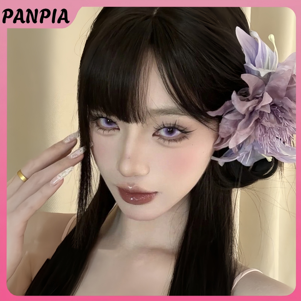 PANPIA-1 / 2 Chiếc Mới Phong Cách Trung Hoa Cổ Hoa Kẹp Tóc Nữ Rừng Không Khí Tua Rua Bên Kẹp Cô Dâu Updo Phụ Kiện Tóc