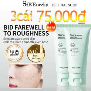 SHEEureka Chlorella Exfoliating Tẩy Tế Bào Chết Mặt Cho Da Dầu 50g - Kiểm Soát Nhờn, Da Mịn Sau 1 Lần Dùng