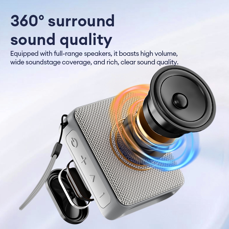 Loa Bluetooth Lenovo HD108 TWS Hi-Fi Stereo RGB Đèn Nhiều Màu Sắc Hai Thiết Bị Kết Nối Loa Di Động Bluetooth 5.4 | BigBuy360 - bigbuy360.vn