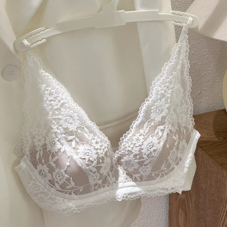Ren Pháp Quần Lót Gợi Cảm Nữ Ngực Nhỏ Tập Hợp Áo Ngực Không Dây