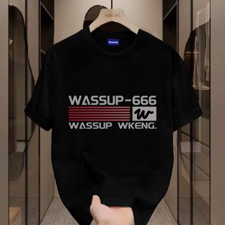 ✨Hàng có sẵn✨ WASSUP áo thun nam in họa tiết thời trang - Mẫu mới! 100% cotton, thời trang, Unisex.