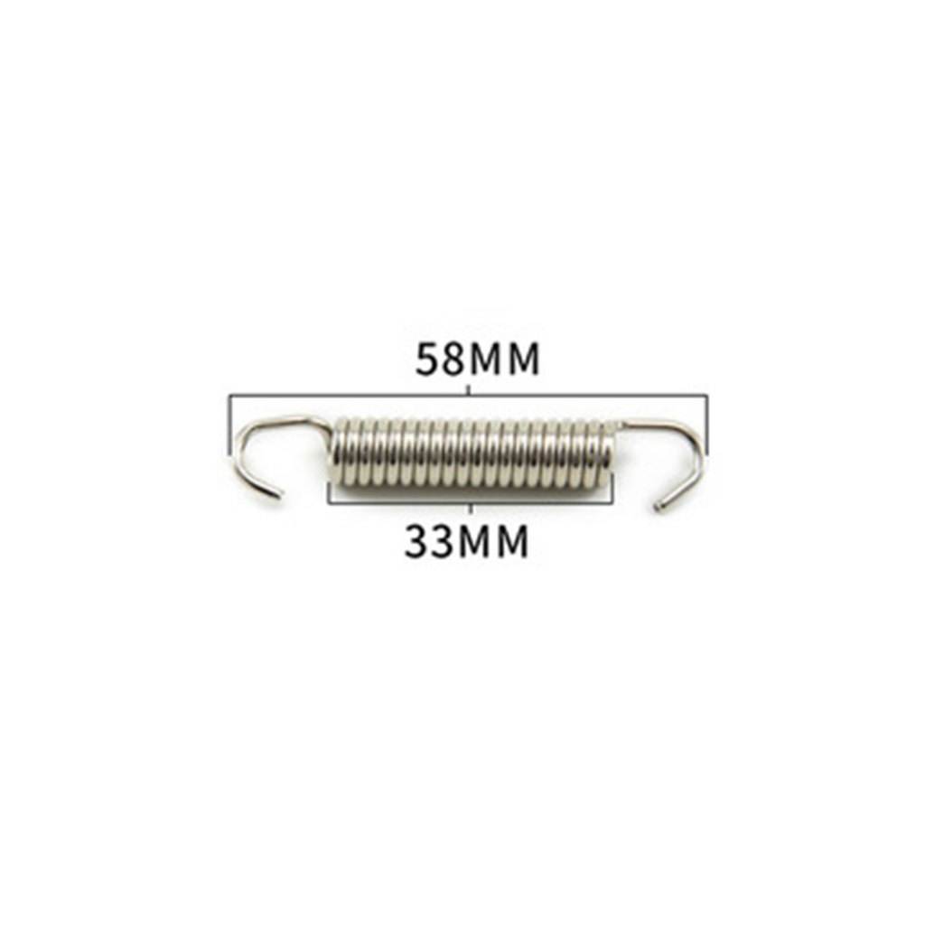 55mm 68mm Xe Máy Ống Xả Lò Xo Móc Chịu Lực Bền Thép Không Gỉ 304 ATV Xe Máy Ống Xả Lò Xo Móc