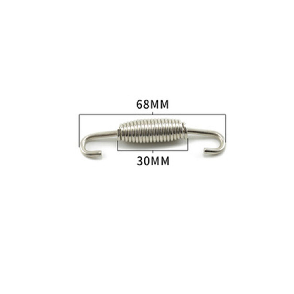 55mm 68mm Xe Máy Ống Xả Lò Xo Móc Chịu Lực Bền Thép Không Gỉ 304 ATV Xe Máy Ống Xả Lò Xo Móc