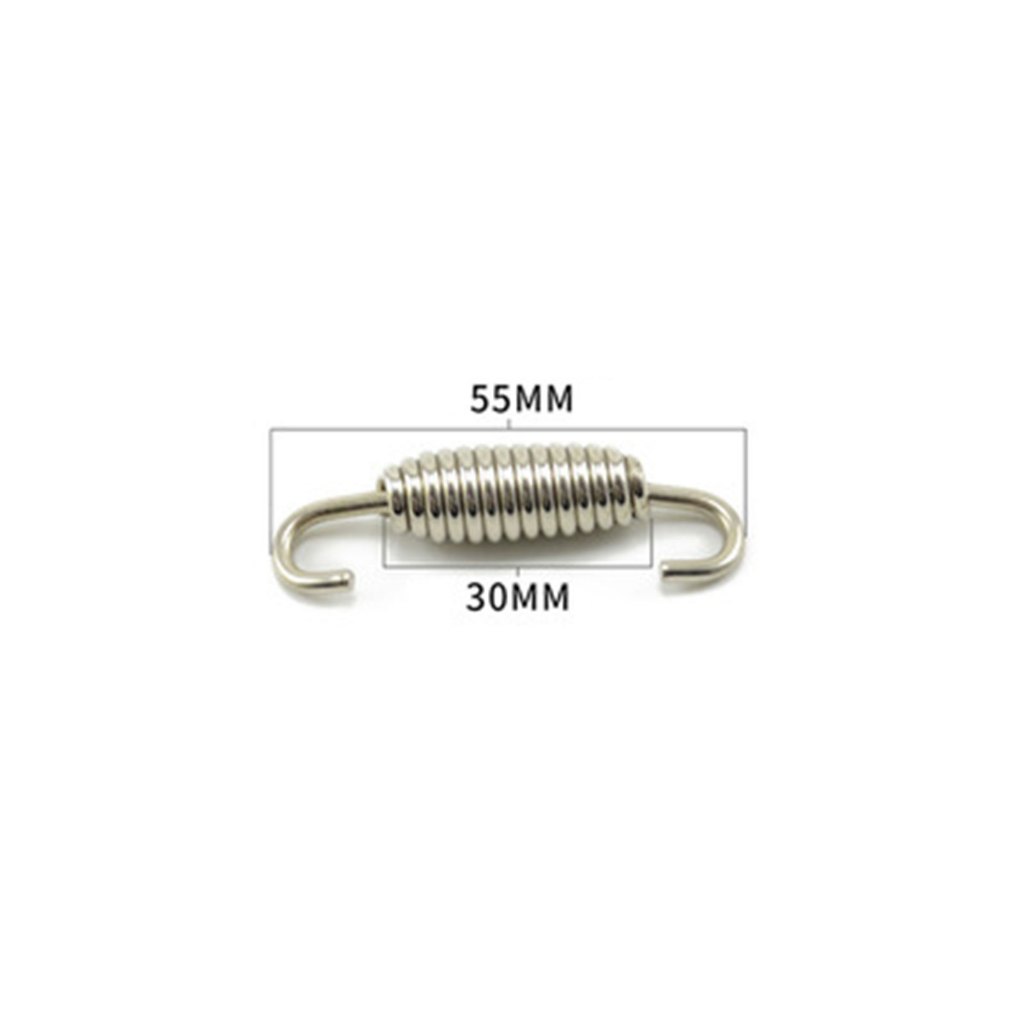 55mm 68mm Xe Máy Ống Xả Lò Xo Móc Chịu Lực Bền Thép Không Gỉ 304 ATV Xe Máy Ống Xả Lò Xo Móc