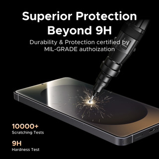 Kính cường lực trong suốt UGREEN Edge-to-Edge HD 1 pcs/2 pcs có khung Aligner, cho Samsung Galaxy S26 Ultra