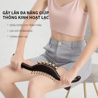 Dụng cụ massage cạo gió ấn huyệt toàn thân bằng gỗ thơm an toàn cải thiện sức khỏe toàn diện Dụng cụ massage bằng đồng