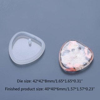 Khuôn silicone tạo hình làm mặt dây chuyền DIY chất lượng