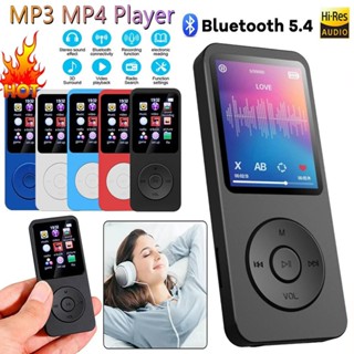 64G MP4 Player HIFI Chất Lượng Âm Thanh Loa Tích Hợp Máy Nghe Nhạc Di Động Màn Hình Màu 1.8 Inch Walkman Bluetooth 5.4
