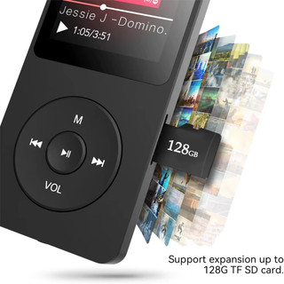 Mới 64G MP4 Máy Nghe Nhạc Type-C Máy Nghe Nhạc Di Động Bluetooth 5.4 Máy Nghe Nhạc Video Hỗ Trợ Sách Điện Tử Đài FM Cho Máy Đi Bộ Thể Thao