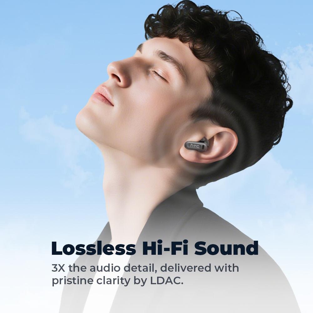 Tai nghe không dây HTC NE20 AI Translator Earbud 134 ngôn ngữ Dịch màn hình LCD thông minh Bluetooth 6.0 Chất lượng âm trầm | BigBuy360 - bigbuy360.vn