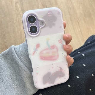 IPhone 17 Pro max 16 Pro Cake Dog Pattern Chất liệu TPU IMD process phone case