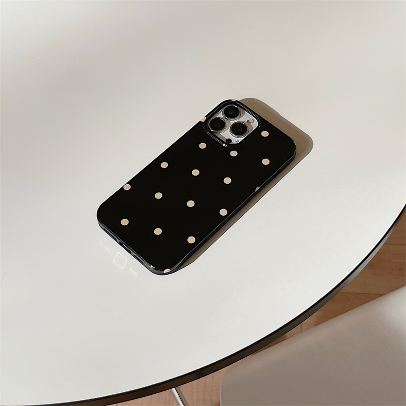 IPhone 17 Pro max 16 Pro Dot Pattern Pattern Chất liệu TPU Vỏ điện thoại xử lý IMD