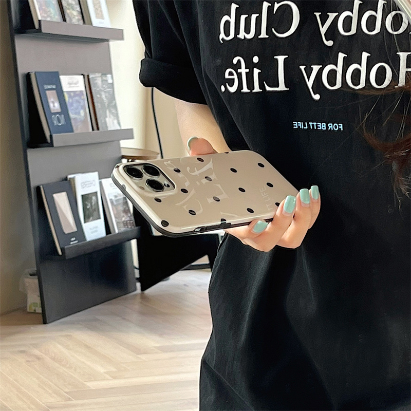 IPhone 17 Pro max 16 Pro Dot Pattern Pattern Chất liệu TPU Vỏ điện thoại xử lý IMD
