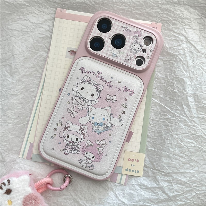 IPhone 17 Pro max 16 Pro Princess Melody Pattern Pattern Vỏ điện thoại chất liệu PU Chi tiết sản phẩm: