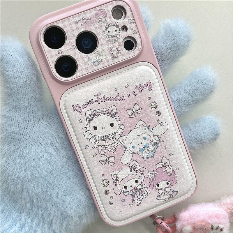 IPhone 17 Pro max 16 Pro Princess Melody Pattern Pattern Vỏ điện thoại chất liệu PU Chi tiết sản phẩm: