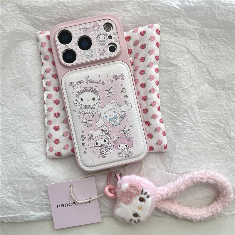 IPhone 17 Pro max 16 Pro Princess Melody Pattern Pattern Vỏ điện thoại chất liệu PU Chi tiết sản phẩm: