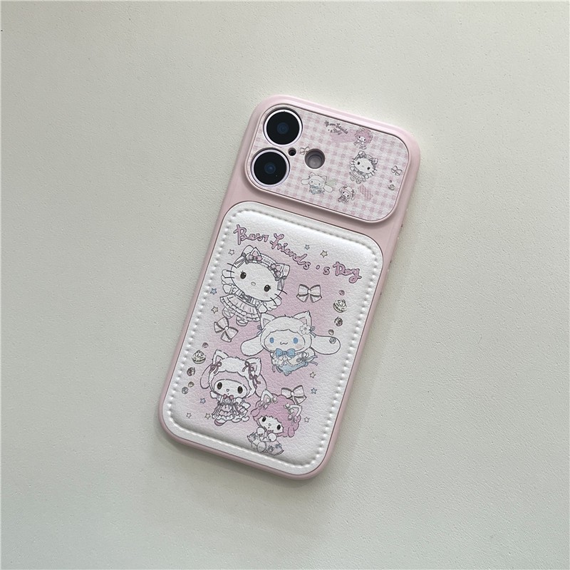 IPhone 17 Pro max 16 Pro Princess Melody Pattern Pattern Vỏ điện thoại chất liệu PU Chi tiết sản phẩm: