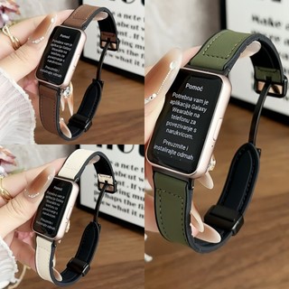 Dành Cho Samsung Galaxy Fit 3 Dây Đeo Da Từ Tính Có Thể Thay Thế Vòng Tay Vòng Đeo Tay Dây Đồng Hồ Thông Minh Thích Hợp Cho Nam Và Nữ