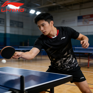 Bóng bàn và Áo Cầu Lông Li Ning ngắn tay, khô nhanh dành cho Nam và Nữ