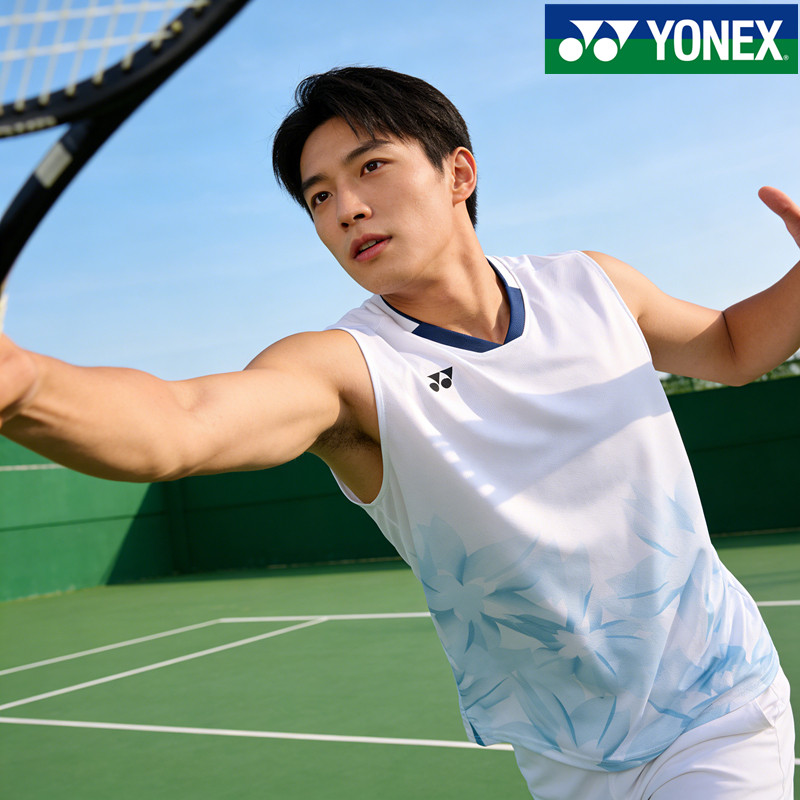 Áovest không tay YONEX dành cho luyện tập cầu lông, chất liệu khô nhanh