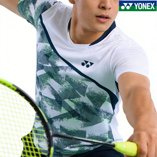 Áo sơ mi cầu lông YONEX tay ngắn dành cho cả nam và nữ, thoáng khí và khô nhanh