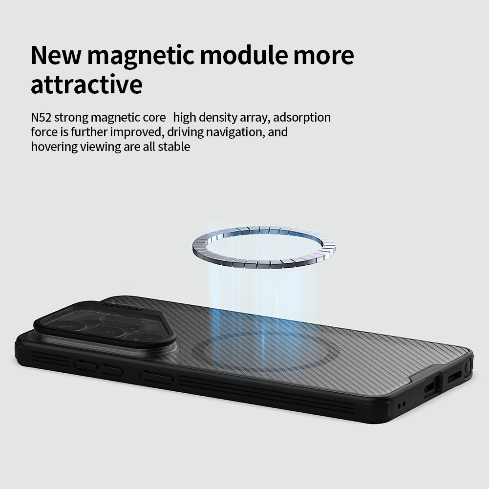 Nillkin Dành Cho Samsung Galaxy S26 Ultra Camshield ProP PC Từ Tính TPU Chống Sốc Chống Rơi Bảo Vệ Ống Kính Máy Ảnh Chân Đế Cứng Ốp lưng Ca