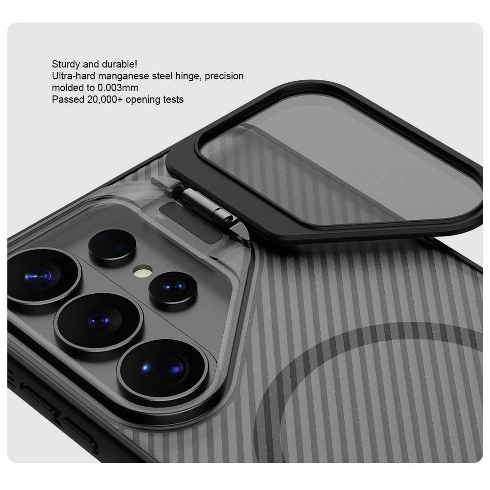 Nillkin Dành Cho Samsung Galaxy S26 Ultra Camshield ProP PC Từ Tính TPU Chống Sốc Chống Rơi Bảo Vệ Ống Kính Máy Ảnh Chân Đế Cứng Ốp lưng Ca