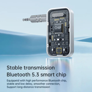 Mới Bluetooth 5.3 Xe Ô Tô AUX Bộ Chuyển Đổi Âm Thanh HiFi Âm Nhạc Stereo Bộ Thu Không Dây 3.5MM Có Mic Gọi Cho Bộ Xe Hơi