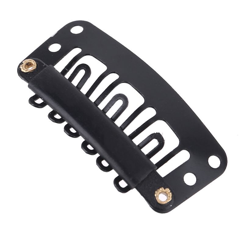 Dasbsug 10 Chiếc 32 Mm Hình Chữ U Chụp Kim Loại Kẹp Tóc Cho Phần Mở Rộng Tóc Sợi Ngang Kẹp Tóc Giả