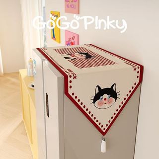 Vỏ Dopamine K-Cute | Vải bụi tủ lạnh hoạt hình cho tủ lạnh đơn / đôi hoặc tủ đông