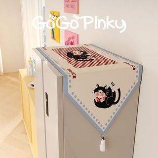 Vỏ Dopamine K-Cute | Vải bụi tủ lạnh hoạt hình cho tủ lạnh đơn / đôi hoặc tủ đông