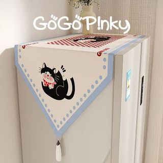 Vỏ Dopamine K-Cute | Vải bụi tủ lạnh hoạt hình cho tủ lạnh đơn / đôi hoặc tủ đông