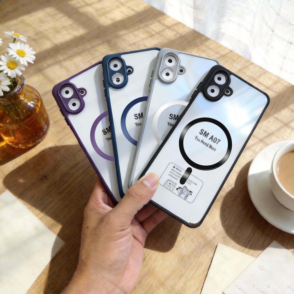 Ốp Điện Thoại Từ Tính Bảo Vệ Camera Chống Trầy Xước Phù Hợp Cho SMASUNG A03S A02S M02S A04E M04 F04 A05 A05S A06 A07 A10S A11 M11 A12 M12 F12 A13 Lite A04S A15 A16 4G 5G